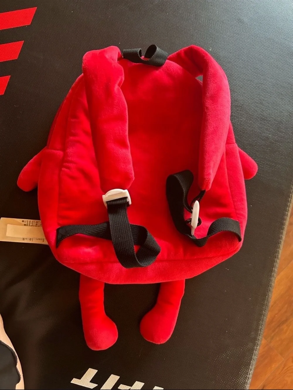 Sesame Street Elmo Plush Kids Backpack in Red with Orange Nose